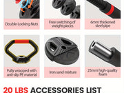 Adjustable Dumbbell set