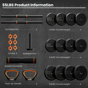 Adjustable Dumbbells Set