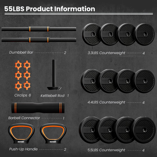 Adjustable Dumbbells Set