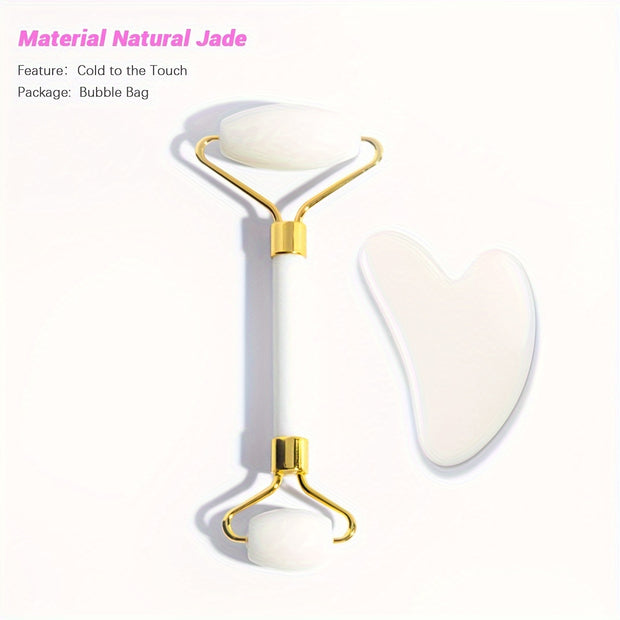 Facial Roller and Scraper